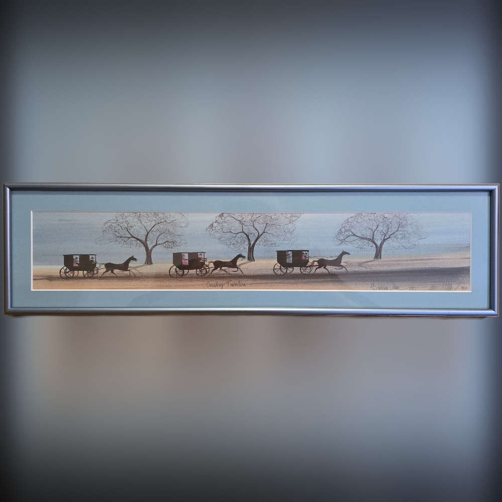 Rare Country Travelers by P. Buckley Moss Ltd. Signed Edition Print 444/1000